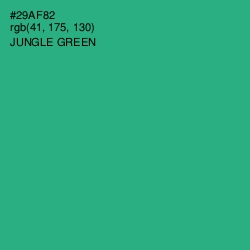 #29AF82 - Jungle Green Color Image