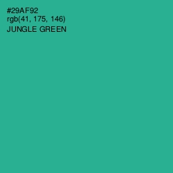 #29AF92 - Jungle Green Color Image