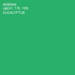 #29B069 - Eucalyptus Color Image