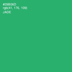 #29B06D - Jade Color Image