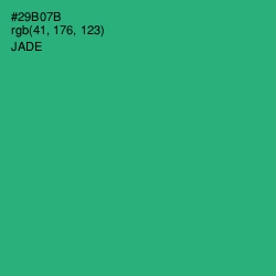 #29B07B - Jade Color Image