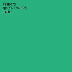 #29B07E - Jade Color Image