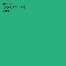 #29B07F - Jade Color Image