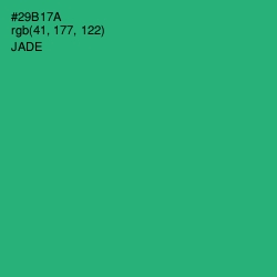 #29B17A - Jade Color Image