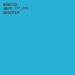 #29B1D3 - Scooter Color Image