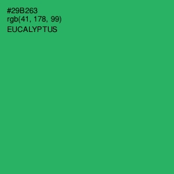 #29B263 - Eucalyptus Color Image