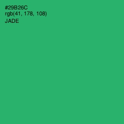 #29B26C - Jade Color Image
