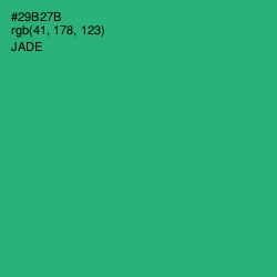 #29B27B - Jade Color Image