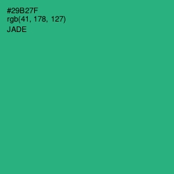 #29B27F - Jade Color Image