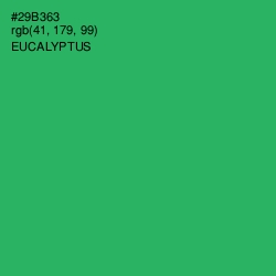 #29B363 - Eucalyptus Color Image