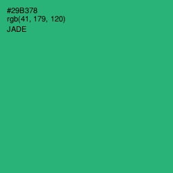 #29B378 - Jade Color Image