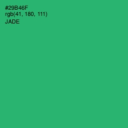 #29B46F - Jade Color Image