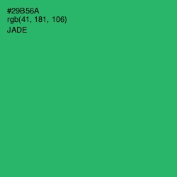 #29B56A - Jade Color Image