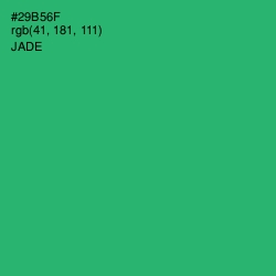 #29B56F - Jade Color Image