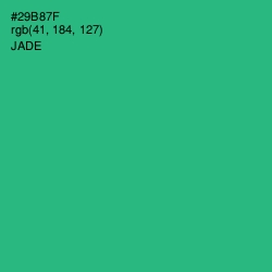 #29B87F - Jade Color Image