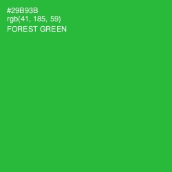 #29B93B - Forest Green Color Image