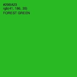 #29BA23 - Forest Green Color Image