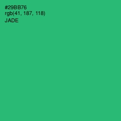 #29BB76 - Jade Color Image