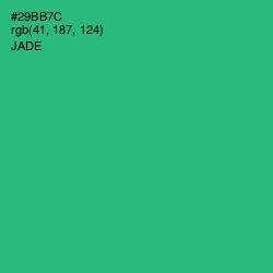 #29BB7C - Jade Color Image