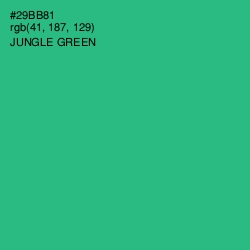 #29BB81 - Jungle Green Color Image