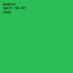 #29BE57 - Jade Color Image