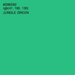 #29BE82 - Jungle Green Color Image