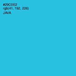 #29C0E2 - Java Color Image