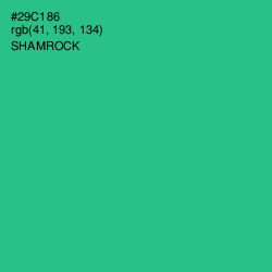 #29C186 - Shamrock Color Image