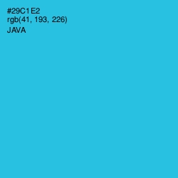 #29C1E2 - Java Color Image