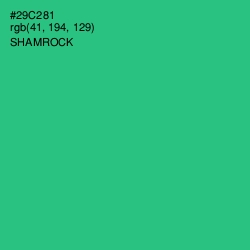 #29C281 - Shamrock Color Image