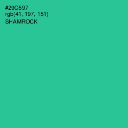 #29C597 - Shamrock Color Image