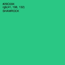 #29C684 - Shamrock Color Image