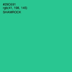 #29C691 - Shamrock Color Image