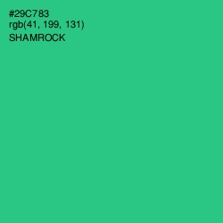 #29C783 - Shamrock Color Image