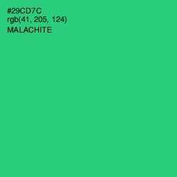 #29CD7C - Malachite Color Image