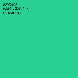 #29D093 - Shamrock Color Image