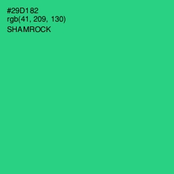 #29D182 - Shamrock Color Image