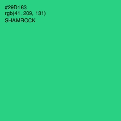 #29D183 - Shamrock Color Image
