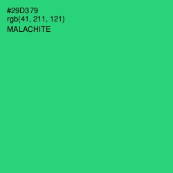#29D379 - Malachite Color Image
