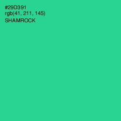 #29D391 - Shamrock Color Image