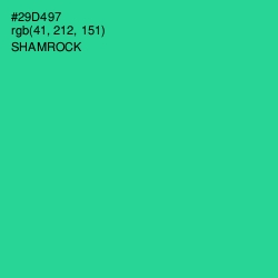 #29D497 - Shamrock Color Image