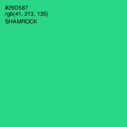 #29D587 - Shamrock Color Image
