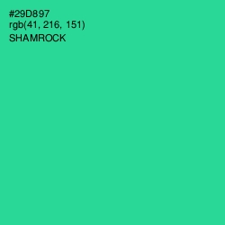 #29D897 - Shamrock Color Image