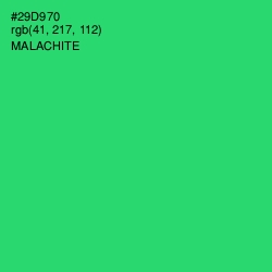 #29D970 - Malachite Color Image