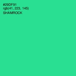 #29DF91 - Shamrock Color Image