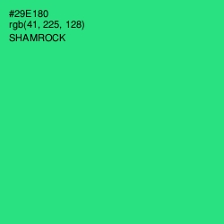 #29E180 - Shamrock Color Image
