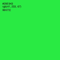 #29E943 - Malachite Color Image