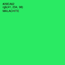#29EA62 - Malachite Color Image
