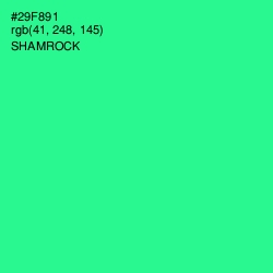 #29F891 - Shamrock Color Image