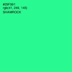 #29F991 - Shamrock Color Image